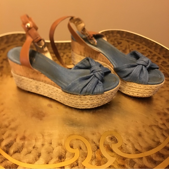 Michael Kors Platform Espadrille Wedge Shoe Sz. 8.5 - Picture 4 of 7